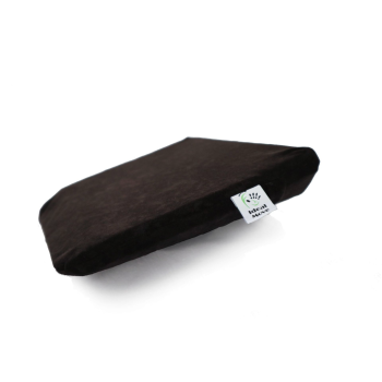 Grijs ergonomisch zitkussen van polyester voor comfortabel zitten en ondersteuning van het bekken op een stoel