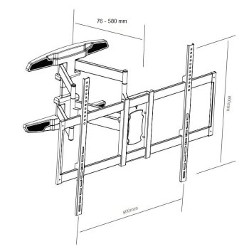 parametry TV držák HS-B450