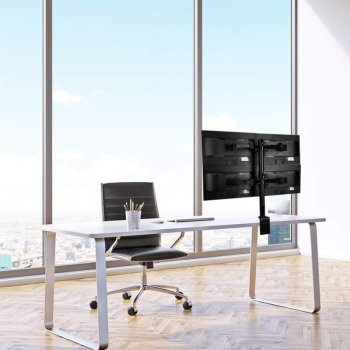 ERGO-F44 moderní držák na 4 monitory