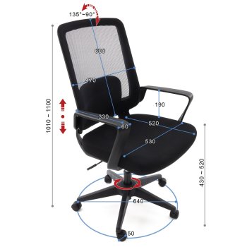 Ergonomická kancelárska stolička